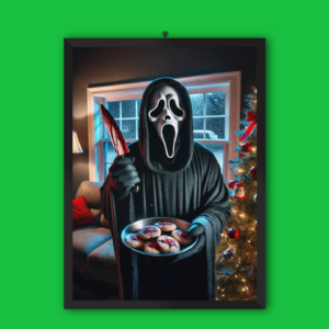 "Season’s Screamings" Ghostface Poster